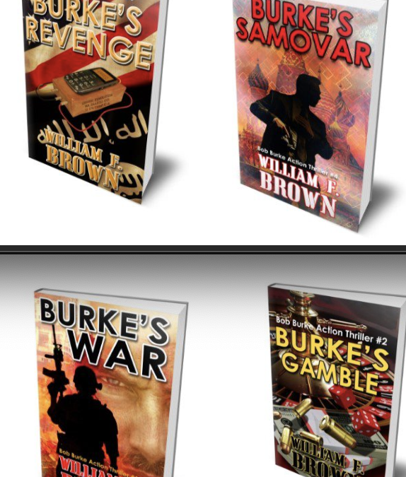 My Bob Burke Thrillers are now Available in Hardback and Paperback